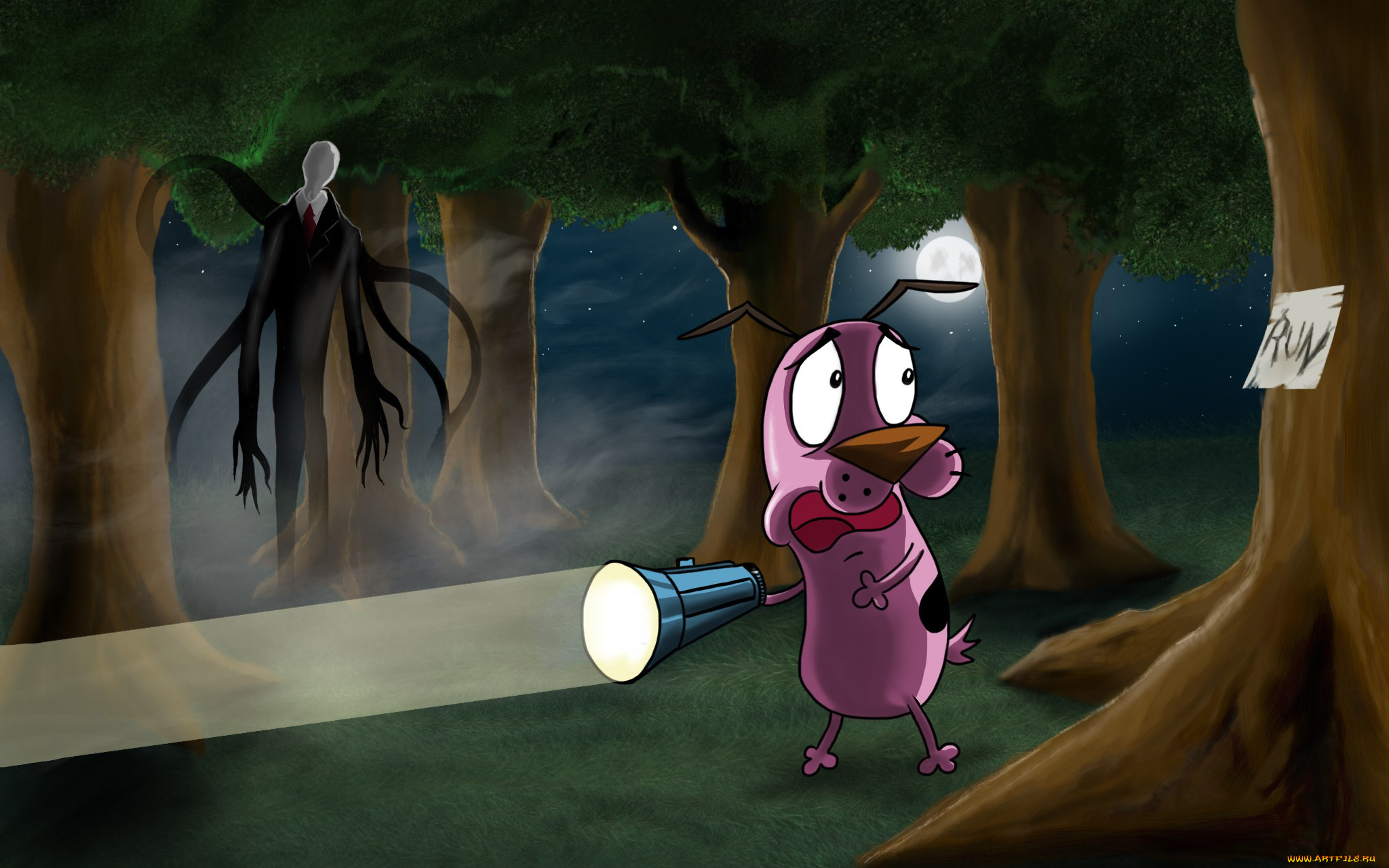    , , courage the cowardly dog, slender, man, , , , , , , 